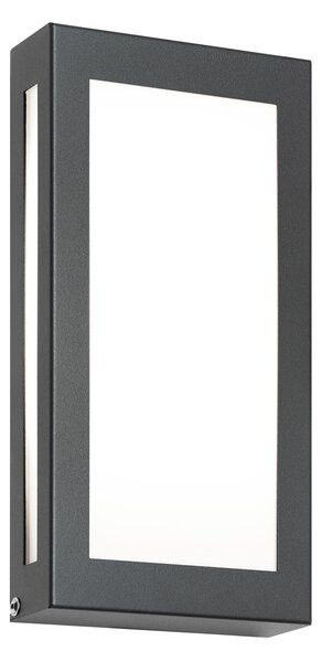 CMD Aplică LED Aqua Rain Mini cu detector, antracit, Negru, Metal, Modern