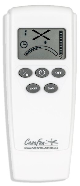 CasaFan Ventilator de tavan Eco Concept 132 cm gri/alb-gri, Gri, Camera de zi / sufragerie, Lemn, Modern