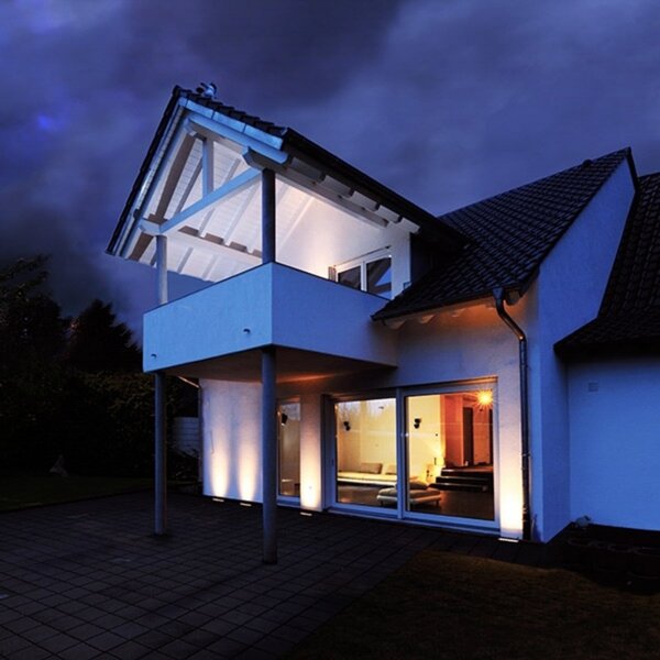Deko-Light LED lampă de podea încastrată Jeremia, 32.8cm, alb cald, Metalic, Metal, Modern