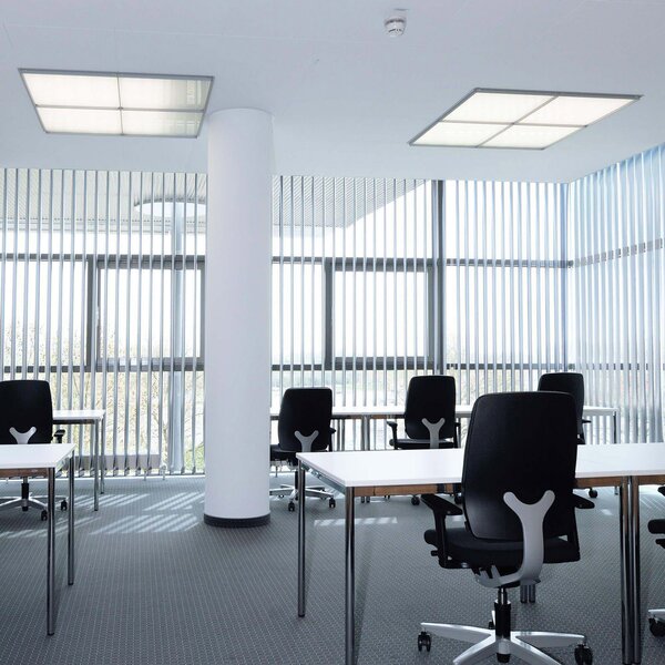 Deko-Light Lampă LED cu lamele 100032, reglabilă 3000-5500K, reglabil, Alb, Studiu / Birou, Metal, Modern