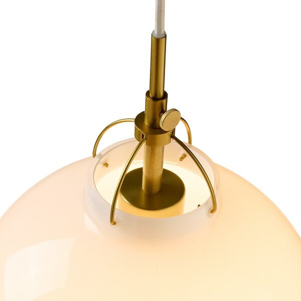 Lustră Pendul Halo Design, TOSCANA, reglabil, Sala de mese, Sticlă, Design