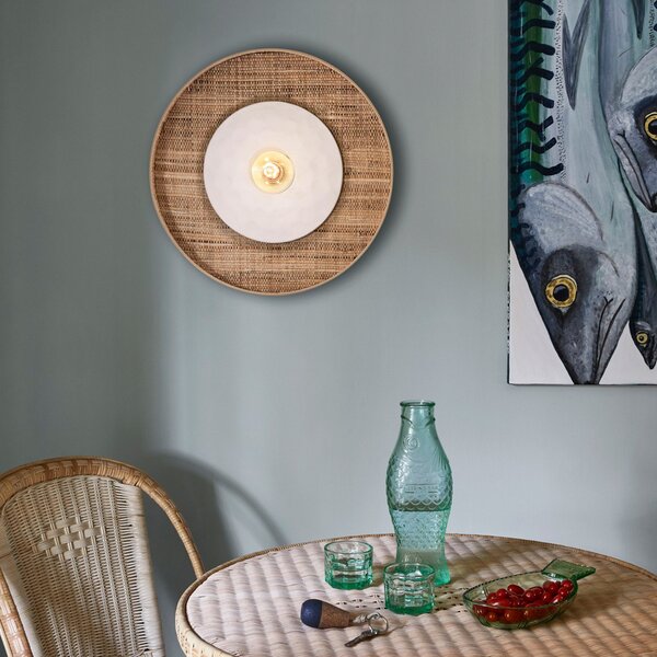 Lampă de perete MARKET SET, Portinatx, reglabil, Alb, Camera de zi, Ceramică, Design