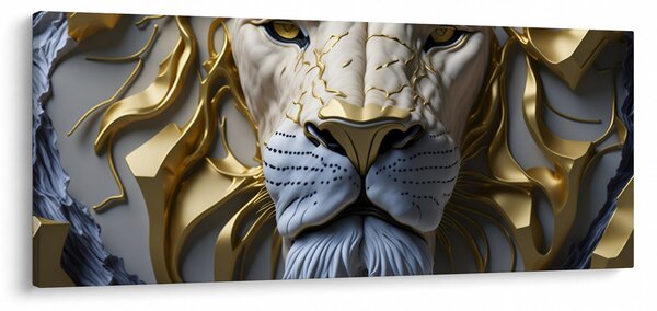 Tablou - Cap de Leu (120x50 cm)
