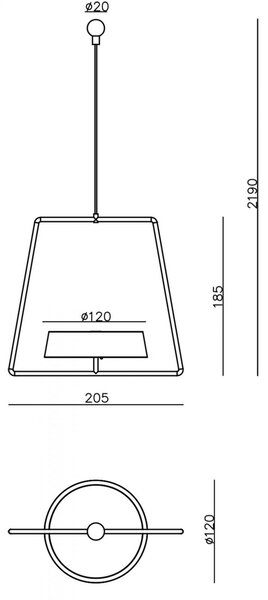 Deko-Light Miram lampă suspendată LED cu acum., regl. galbenă, reglabil, Galben, Camera de zi / sufragerie, Metal, Modern