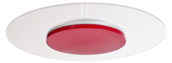 Deko-Light Plafonieră cu LED-uri Zaniah, lumină 360°, 24W, roșu, reglabil, Roșu, Camera de zi / sufragerie, Metal, Modern