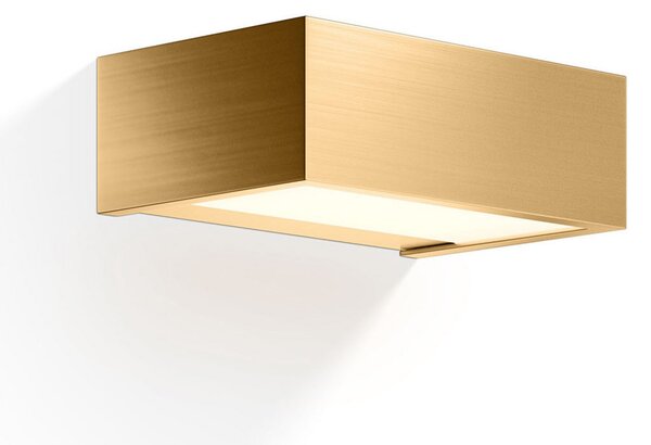 Decor Walther Box aplică LED aurie 2.700K 15cm, reglabil, Auriu / Alamă, Baie, Metal, Modern, Perete unghiular