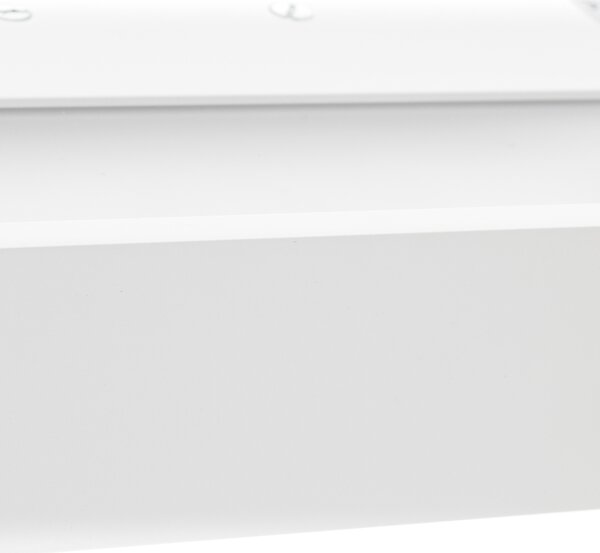 Decor Walther Box aplică LED albă 2.700K 25cm, reglabil, Alb, Baie, Metal, Modern, Perete unghiular