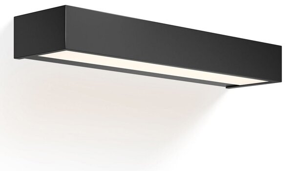 Decor Walther Box lampă LED neagră 2.700K 40cm, reglabil, Negru, Baie, Metal, Modern, Perete unghiular