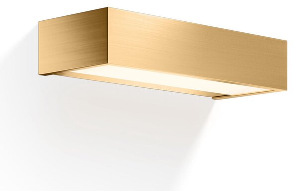 Decor Walther Box aplică LED aurie 2.700K 25cm, reglabil, Auriu / Alamă, Baie, Metal, Modern, Perete unghiular