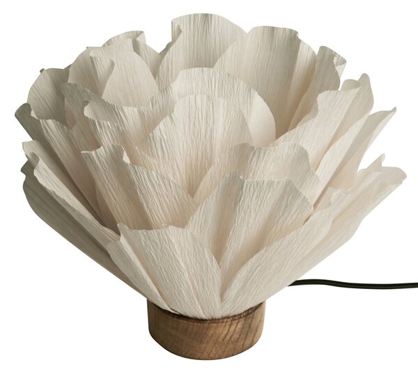 Lampă de masă Watt & Veke, Lisa, Alb, dormitor, Hârtie / Carton, Design