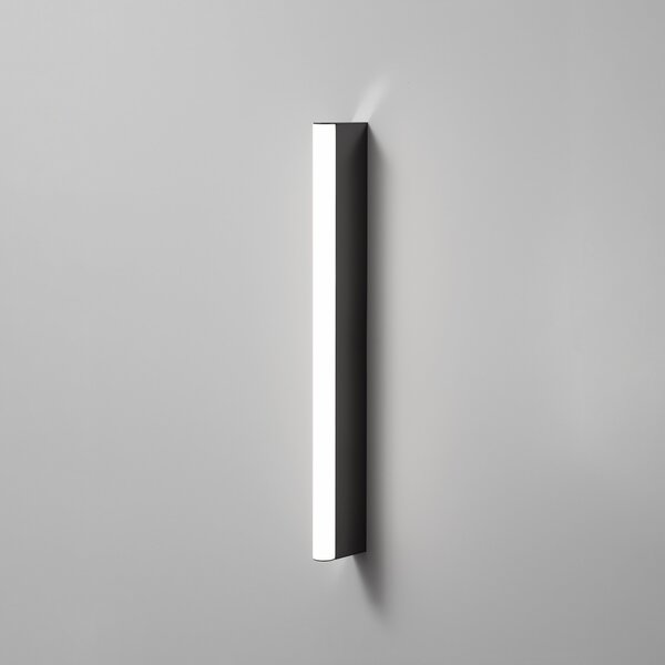 Decor Walther Slat aplică LED, neagră, reglabil, Negru, Baie, Metal, Modern