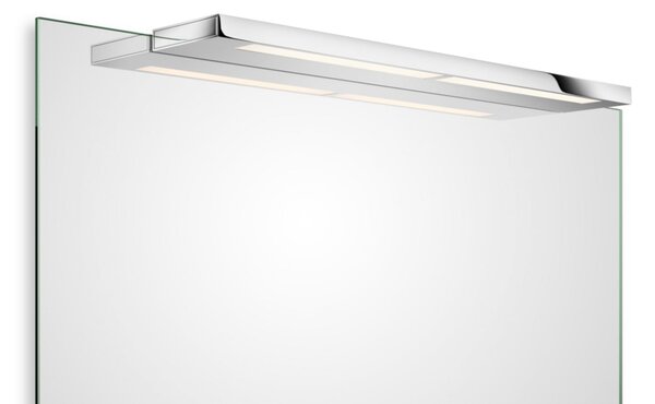 Decor Walther Slim 1 lampă oglindă LED crom 60 cm, Metalic, Baie, Metal, Modern, Perete unghiular