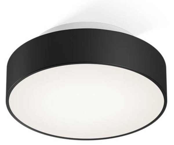 Decor Walther Conect LED plafonieră cu Ø26cm negru, reglabil, Negru, Baie, Metal, Modern
