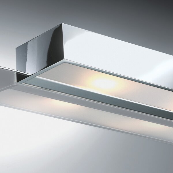 Decor Walther Box 1-40 N Lampă cu oglindă LED 2.700 K, reglabil, Metalic, Baie, Metal, Modern, Perete unghiular
