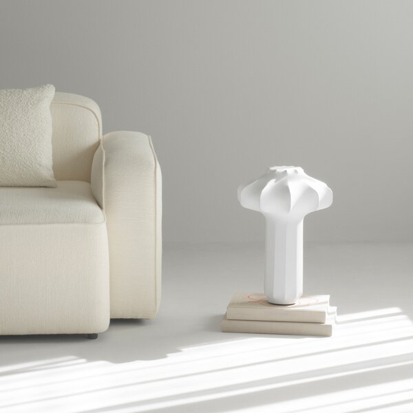 Lampă de masă Normann Copenhagen, Phantom, reglabil, Alb, Camera de zi, Plastic, Modern