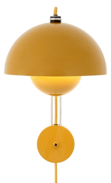 Lampă de perete &Tradition, Flowerpot VP8, Galben, Camera de zi, Metal, Design