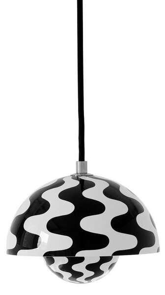Lustră Pendul &Tradition, Flowerpot VP10, reglabil, Negru, Camera de zi, Metal, Design