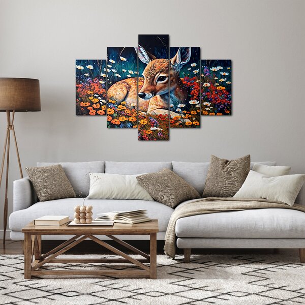 Tablou - Cerb pictat (150x105 cm)