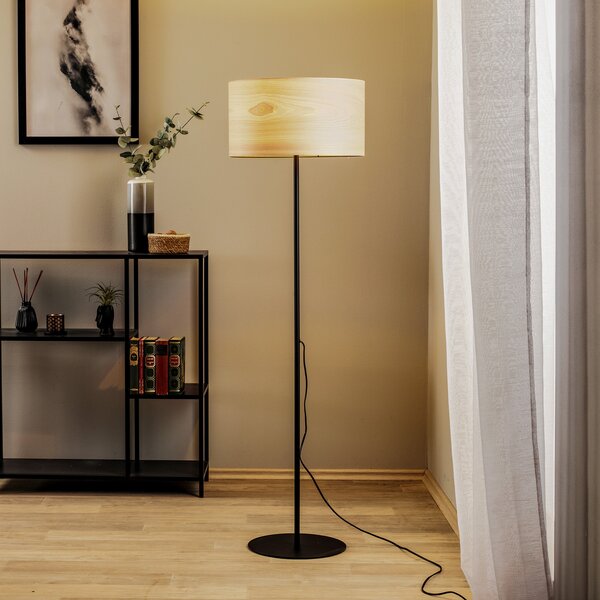 Envostar Veneer lampadar lemn esență frasin, Lemn, Camera de zi / sufragerie, Lemn, Modern