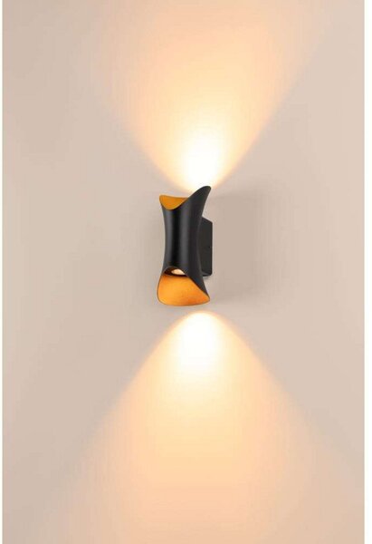 Modela Aplică de Perete Up/Down Black/Gold - SLV