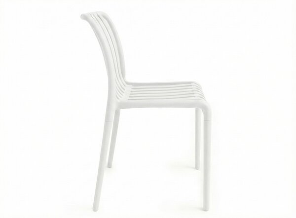 Set de gradina TREGO ISLAND - 2 scaune si masa rotunda ø 60 cm, alba