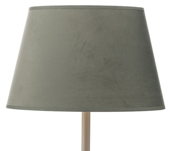 Duolla Abajur Cone înălțime 18 cm, verde mentă/auriu, Verde, Țesătură / Textil