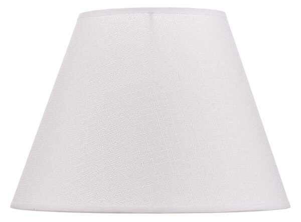 Duolla Abajur Sofia Înălțime 21 cm, alb veroni, Alb, Țesătură / Textil