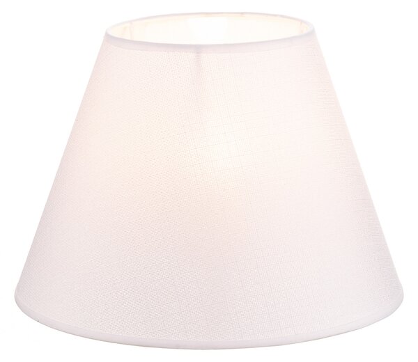 Duolla Abajur Sofia Înălțime 21 cm, alb veroni, Alb, Țesătură / Textil