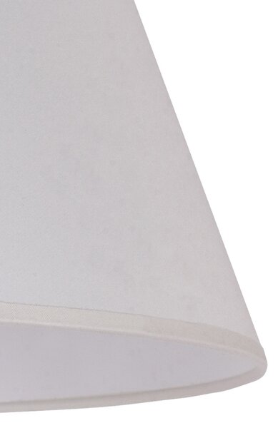 Duolla Abajur Sofia Înălțime 25 cm, ecru/alb, Alb, Țesătură / Textil