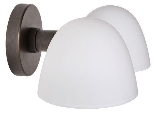 Lampă de perete Made By Hand, Fuse Double, reglabil, Alb, Camera de zi, Sticlă, Design