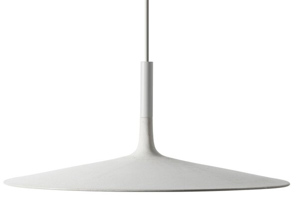 Lustră Pendul Foscarini, Aplomb Large, reglabil, Alb, Bucătărie, Beton, Design
