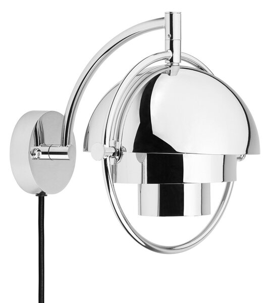 Lampă de perete GUBI, Multi-Lite, reglabil, Gri, Camera de zi, Alamă, Design
