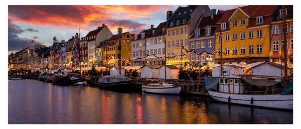 Tablou - Nyhavn, Copenhaga (120x50 cm)