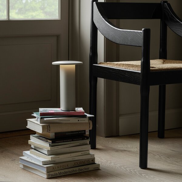 Lampă de masă FRITZ HANSEN, Solae, reglabil, Gri, Camera de zi, Aluminiu, Modern