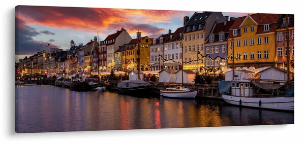 Tablou - Nyhavn, Copenhaga (120x50 cm)