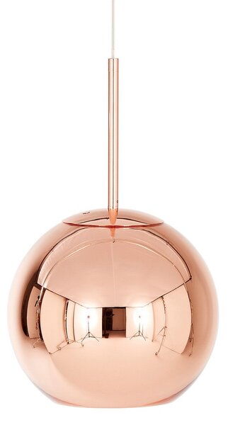 Lustră Pendul Tom Dixon, Copper Round, reglabil, Cupru, Camera de zi, Plastic, Design