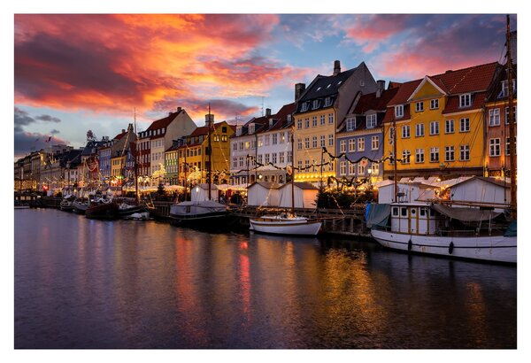 Tablou - Nyhavn, Copenhaga (90x60 cm)