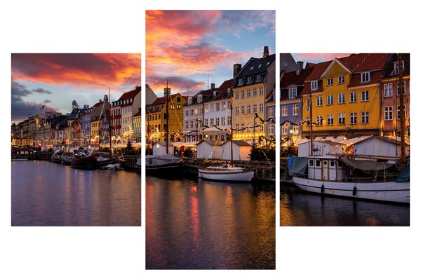 Tablou - Nyhavn, Copenhaga (90x60 cm)