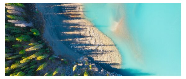 Tablou - Vedere la lac (120x50 cm)