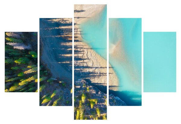 Tablou - Vedere la lac (150x105 cm)