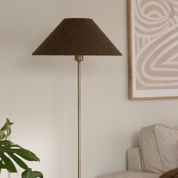 Lampadar Globen Lighting, Maro / Rugină, Camera de zi, Țesătură / Textil, Scandinavă