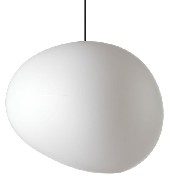 Lustră Pendul Foscarini, Gregg grande, reglabil, Alb, Camera de zi, Sticlă, Design