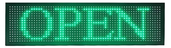 Panou Led de Exterior Programabil/Reclama Luminoasa 100x40 VERDE