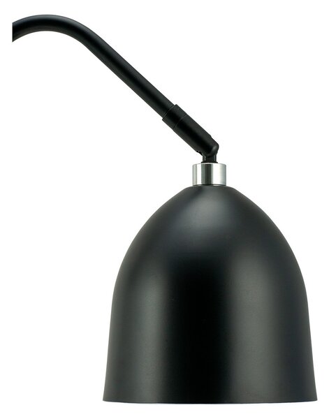 Dyberg Larsen Easton lampă de masă, neagră, Negru, Camera de zi / sufragerie, Metal, Scandinavă, Lumină de lectură