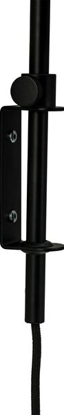 Dyberg Larsen Easton aplică, neagră, Negru, Camera de zi / sufragerie, Metal, Scandinavă, Lumină de lectură