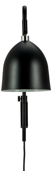 Dyberg Larsen Easton aplică, neagră, Negru, Camera de zi / sufragerie, Metal, Scandinavă, Lumină de lectură