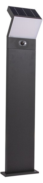 DOTLUX FLASHground LED pentru căi de acces cu LED-uri Senzor solar, Gri, Metal, Modern, Boltă de exterior / cale de acces