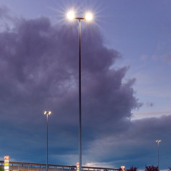 DOTLUX LENSplus Spot cu LED-uri 60°x120° 5.000K, 150W, Negru, Metal