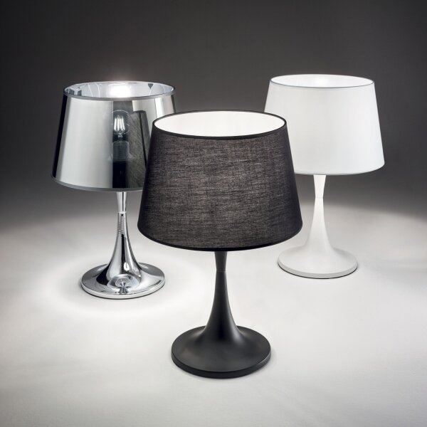 Lampă de masă Ideal Lux LONDON, 1xE27/60W/230V, negru