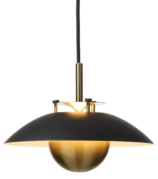 Lustră Pendul Halo Design, STEPP, reglabil, Negru, Sala de mese, Metal, Scandinavă